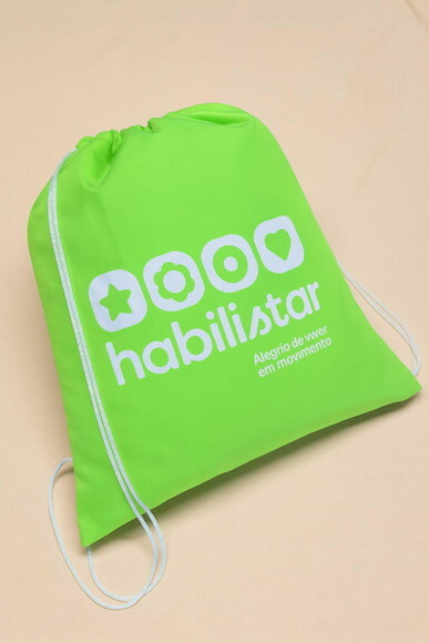 Sacochila Personalizada Mochila para Brinde Ecobag ou Sacol