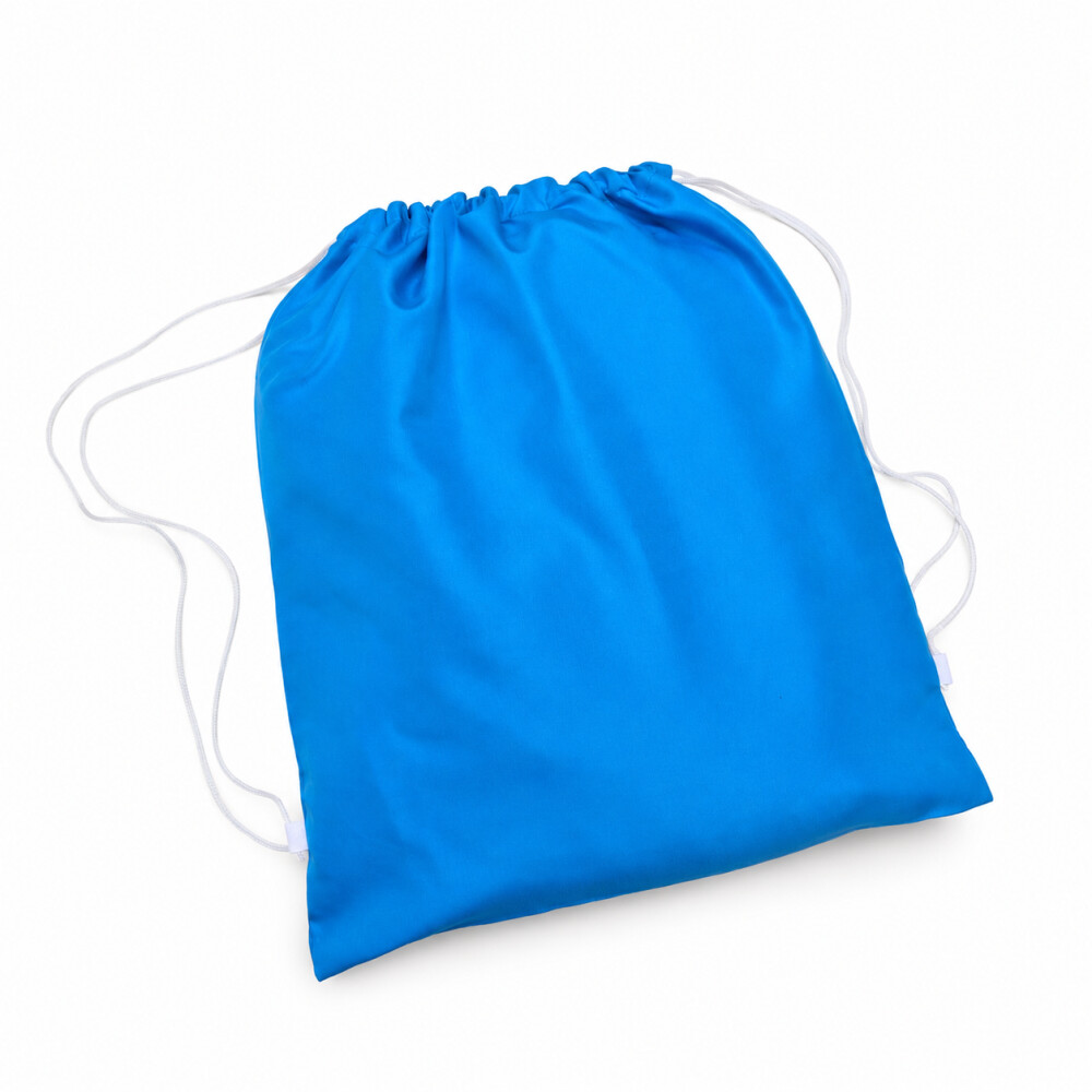 Mochila de Tecido Ecobag Sacochila Preta Personalizada