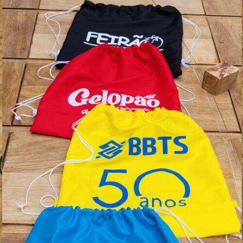 Mochila Sacola Ecobag para Brinde Lembrancinha Personalizada