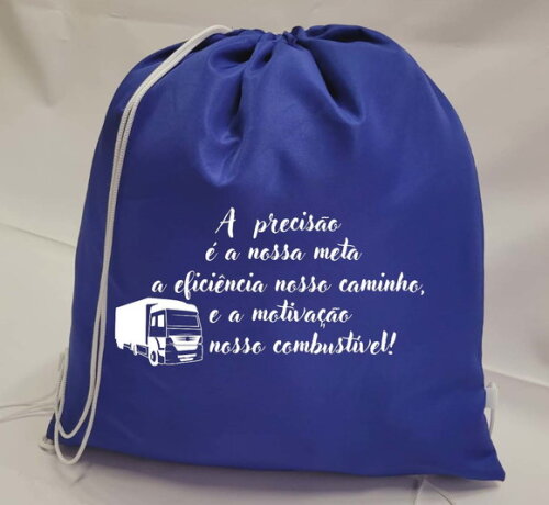 Sacochila para Brinde Mochila Tipo Saco Personalizada Sacola