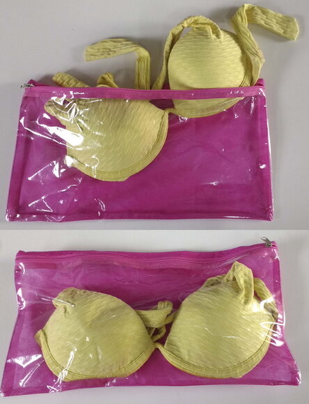 Embalagem Saco de TNT Para Biquíni e Lingerie com Ziper