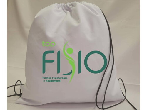 Ecobag Branca para Clinica Fisioterapia Pilates Acumpuntura