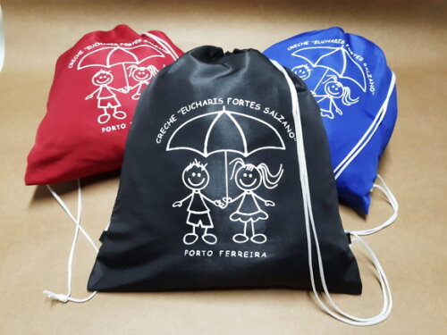 Mochila ou Sacola Personaliza com o Logotipo