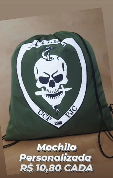 Sacochila Verde Ecobag Mochila Tipo Saco Sacola de Tecido