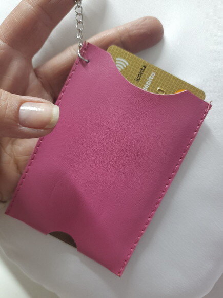 Chaveiro Porta Cartão Personalizado