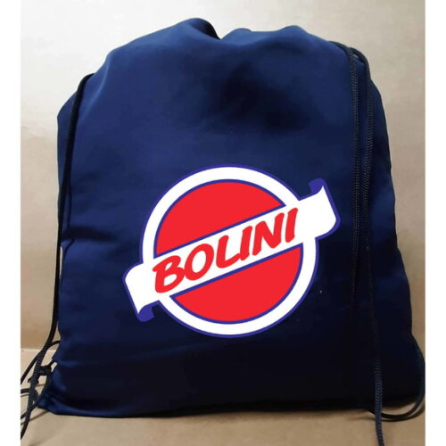 Sacochila Tipo Saco Mochila Azul Marinho Personalizada