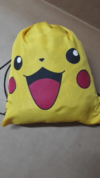 Mochilinha Sacolinha Lembrancinha Infantil Pikachu Pokemon