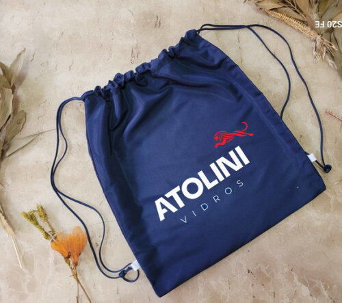 Mochila Azul Marinho Personalizda com o Logotipo