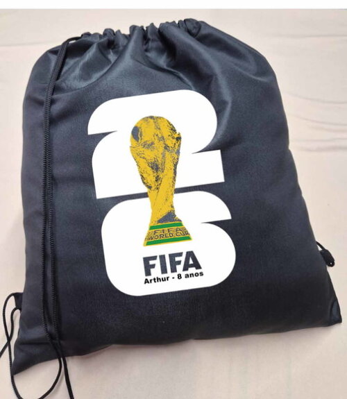 Copa 2026 Mochila para Lembrancinha de Aniversário Futebol