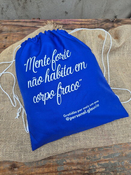 Sacola Mochila Personalizada Ecobag para Brinde ou Lembra