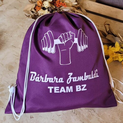 Sacochila de Tecido Personalizada Cor Azul