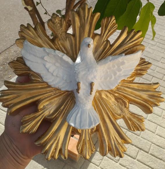 Divino Espírito Santo em Gesso 23cm