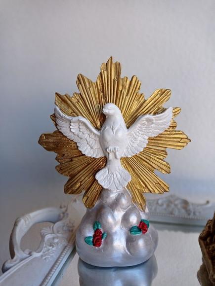 Divino Espírito Santo de Mesa em Gesso 18cm