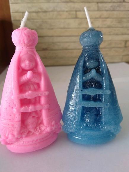 Vela Nossa Senhora Aparecida baby 8,5cm