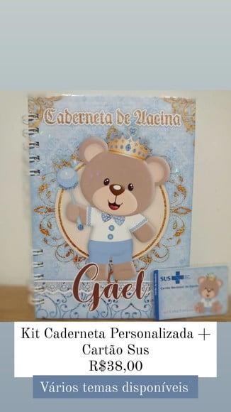 Caderneta de Saúde Vacinação + Cartão Sus Personalizada