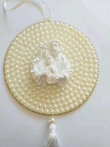 Mandala Sagrada Família 15CM com pérolas