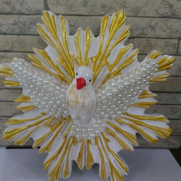 Divino Espírito Santo em Gesso 15cm