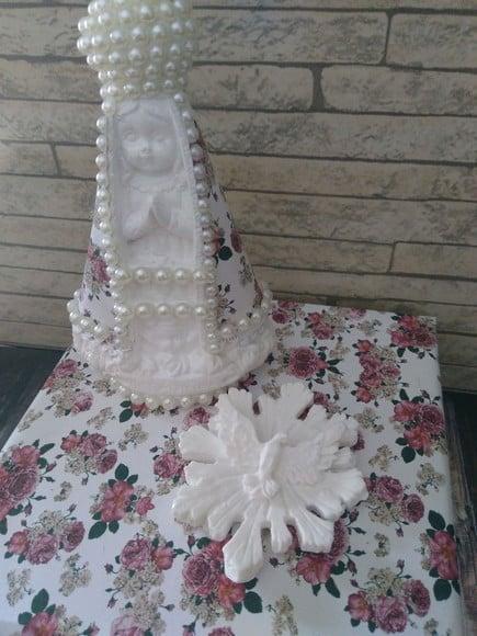 Kit Caixa MDF + Nossa Senhora + sabonete Espírito Santo