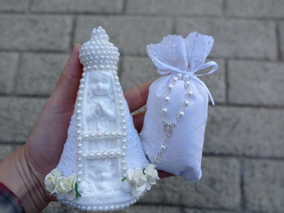 Kit Batizado Sachê Perfumado e Nossa Senhora Aparecida