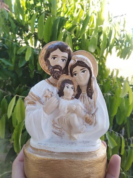 Kit 15 Busto Sagrada Familia 15cm