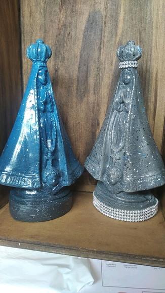 Nossa Senhora Aparecida 22cm Falso Mármore