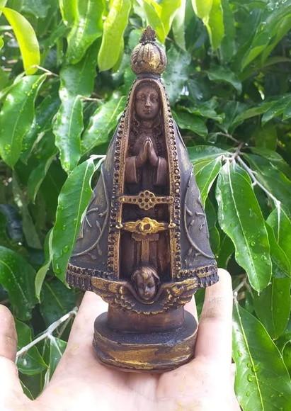 Nossa Sra Aparecida 15cm Tradicional