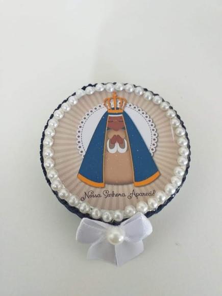 Latinha com Mini Terço Lembrancinha de Batizado