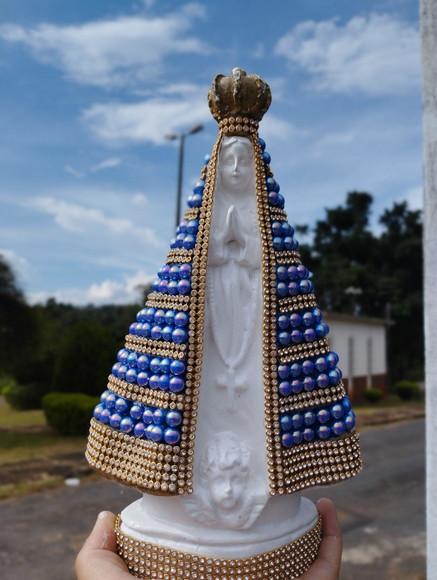 Nossa Senhora Aparecida 27cm com Pérolas