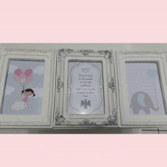 Kit 3 Quadrinhos Decoração