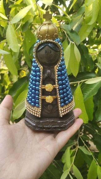 Nossa Senhora Aparecida Baby Pérolas 16cm