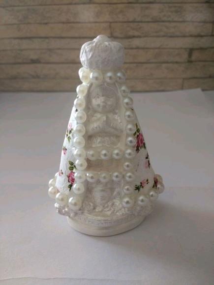 Nossa Sra Aparecida Baby 8.5cm c/ Pérolas