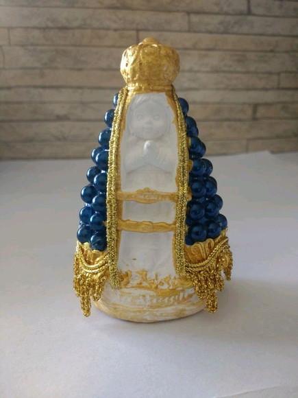 Nossa Sra Aparecida Baby 8.5cm c/ Pérolas