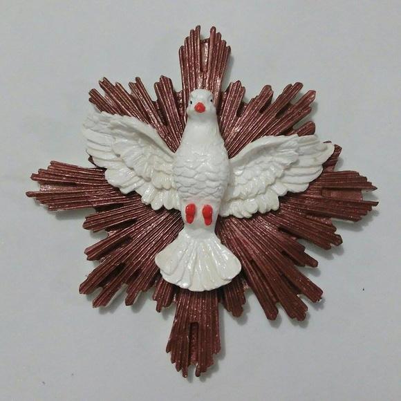 Divino Espírito Santo em Gesso 18cm