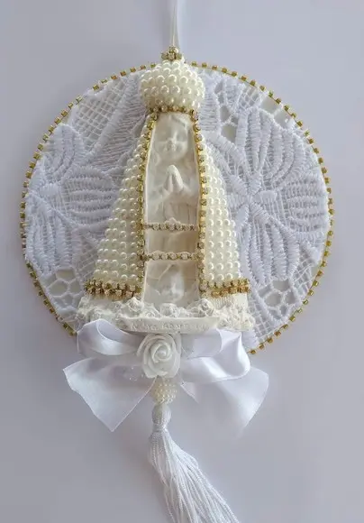 Pingente Adorno Nossa Senhora Aparecida 15cm