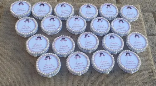 50 Latinha com Mini Terço Lembrancinha