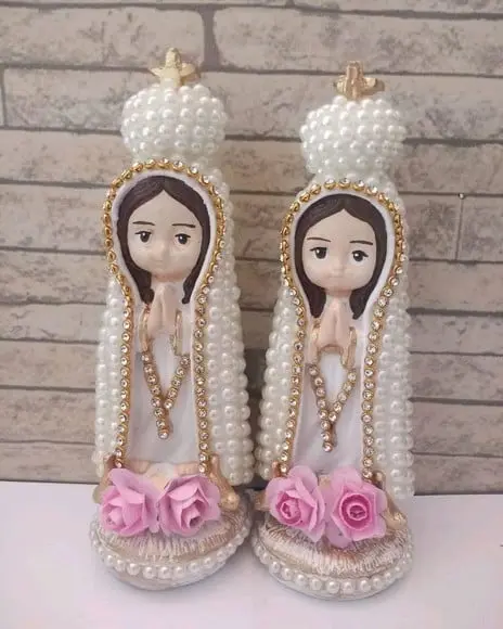 Nossa Senhora de Fátima Baby Pérolas