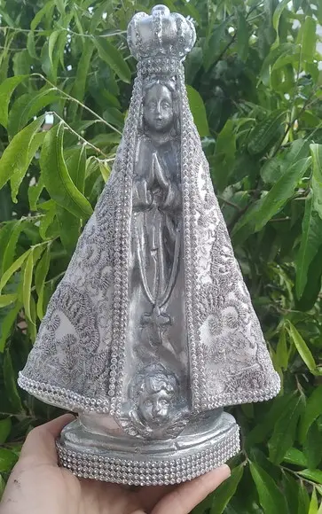 Imagem de N. Senhora Aparecida 27cm com Renda
