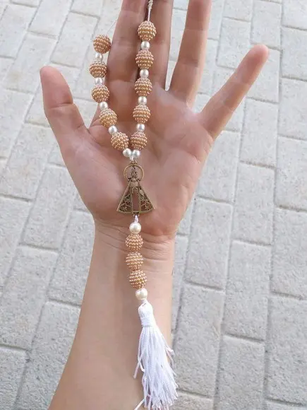 Terço de Carro Medalhão Nossa Senhora