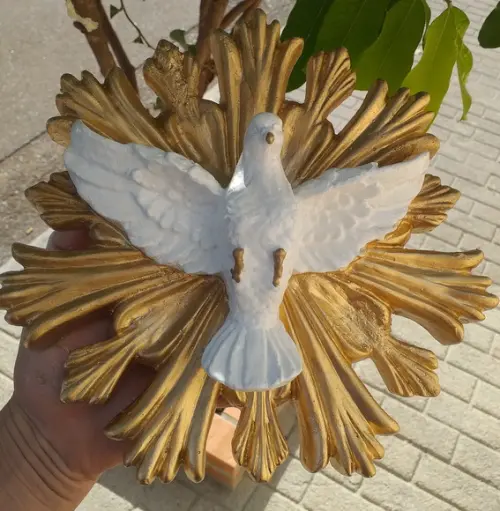 Divino Espírito Santo em Gesso 23cm