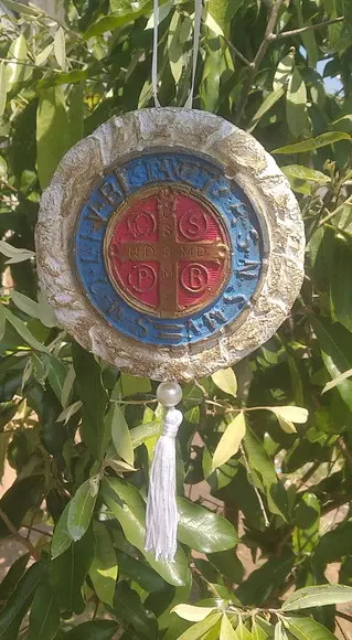 Pingente Mandala Medalha São Bento