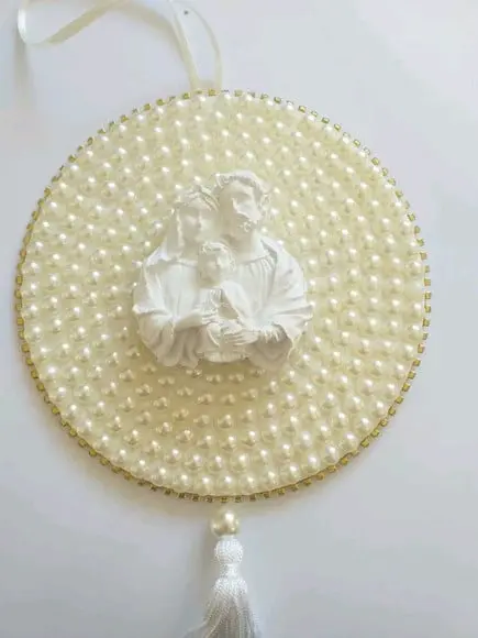 Mandala Sagrada Família 15CM com pérolas