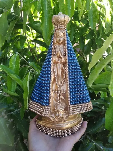 Imagem de N. Senhora Aparecida 27cm com Pérolas