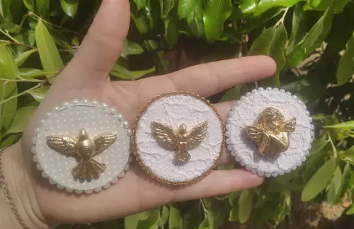 Lembrancinha Ímã Divino Espírito Santo 5cm