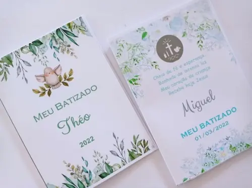 Livrinho de Orações Personalizado Batizado