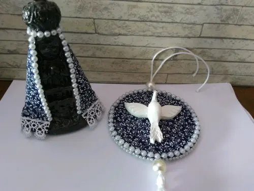 Kit Presente Nossa Senhora baby e Divino Espírito Santo