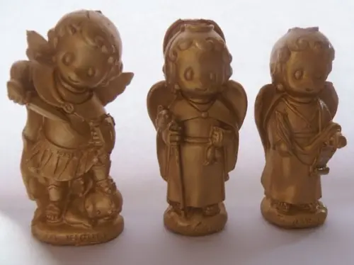 Trio de Arcanjos Baby 9cm
