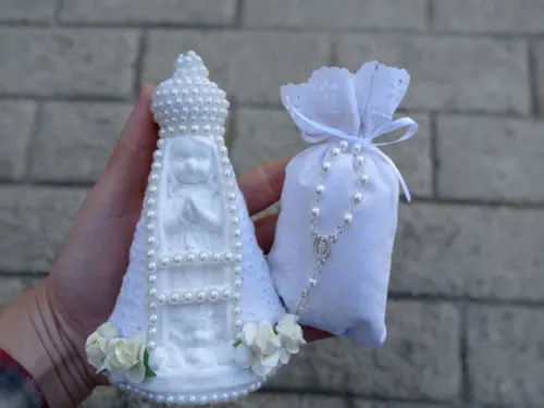 Kit Batizado Sachê Perfumado e Nossa Senhora Aparecida