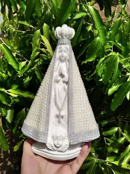 Nossa Senhora Aparecida 27cm com Pérolas