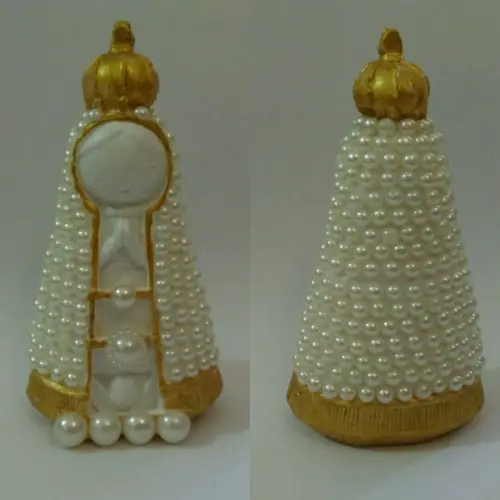 Nossa Senhora Aparecida Baby Pérolas 9cm