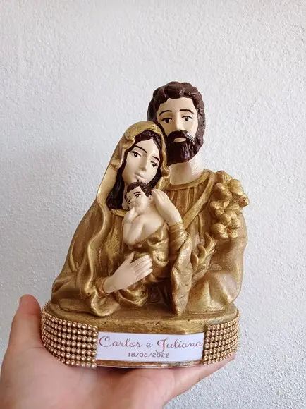 Busto Sagrada Familia 20cm Personalizada